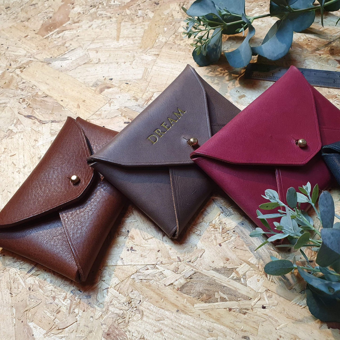'Holly' Bespoke Handmade Custom Leather Purse