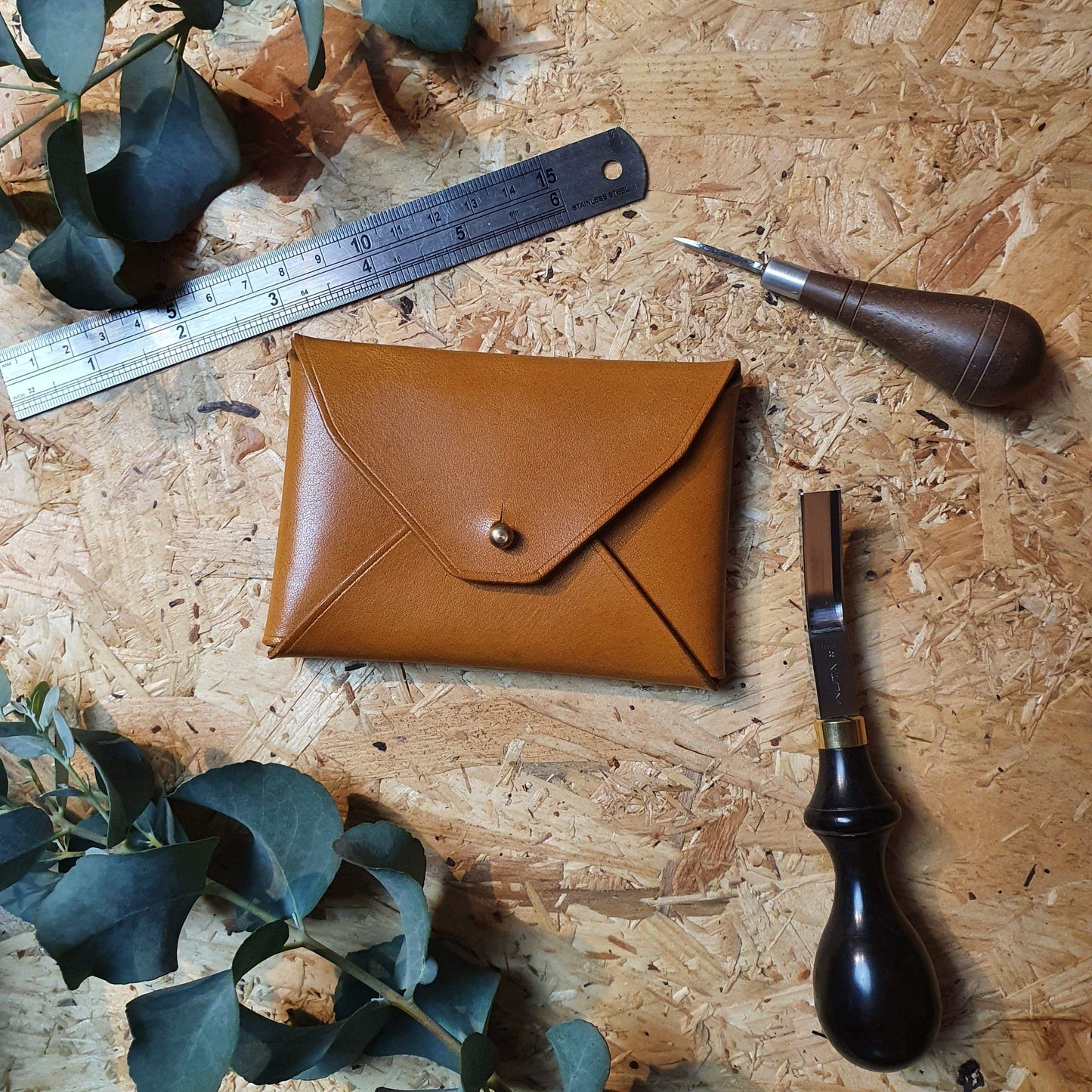 'Holly' Bespoke Handmade Custom Leather Purse
