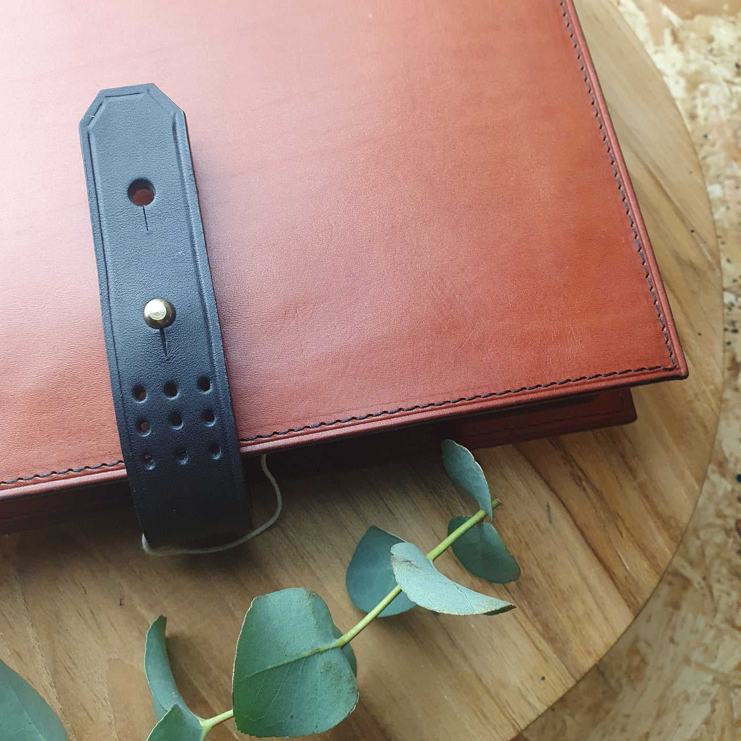 'Laurel' The Bespoke Handmade Luxury Leather Notebook / Diary A5 - Slim