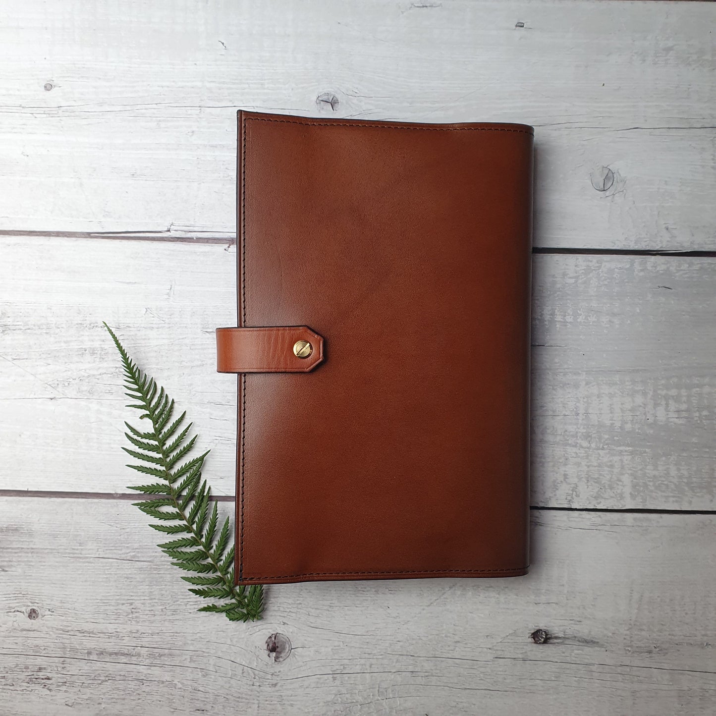 'Laurel' The Bespoke Handmade Luxury Leather Notebook / Diary A5 - Slim