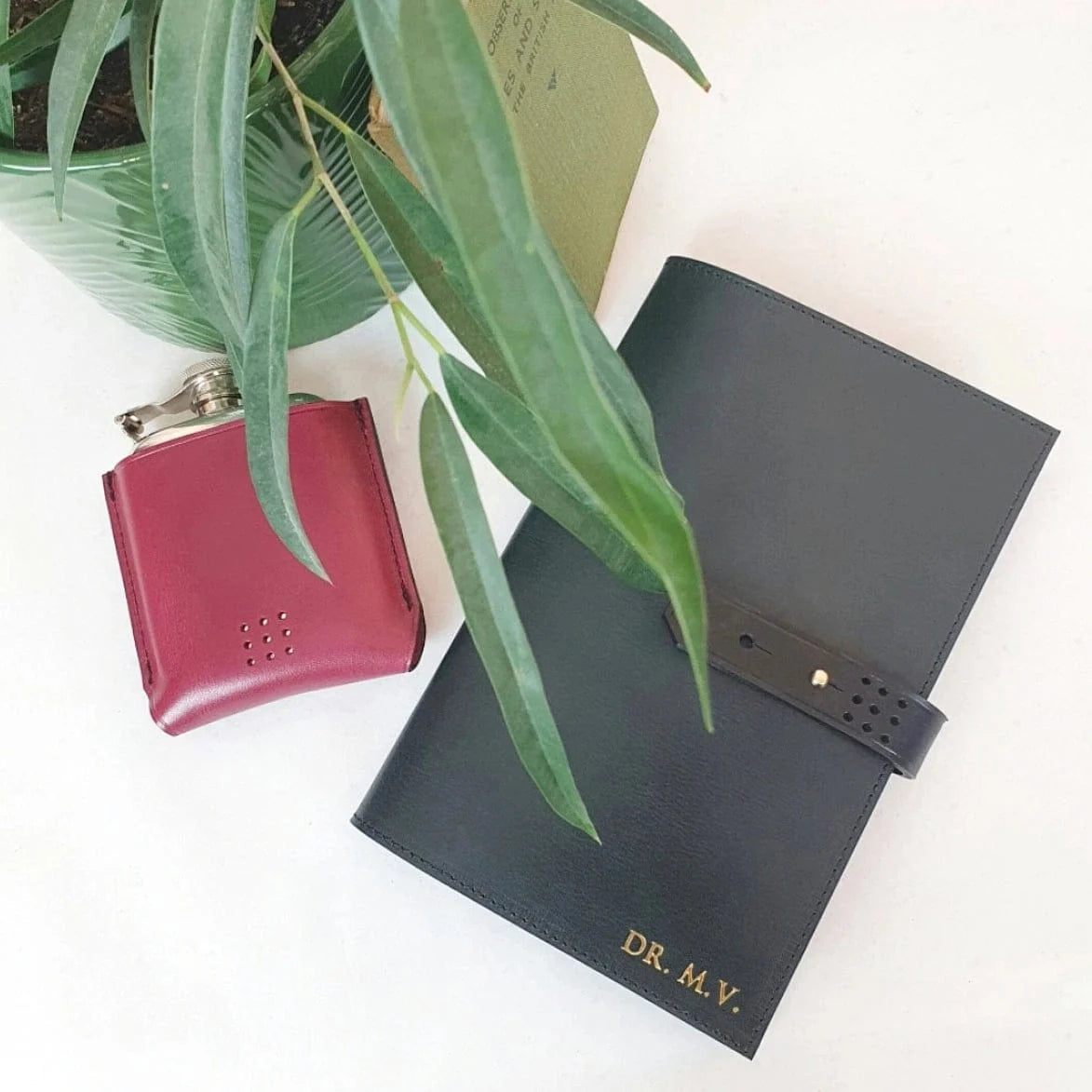'Laurel' The Bespoke Handmade Luxury Leather Notebook Journal A5 standard