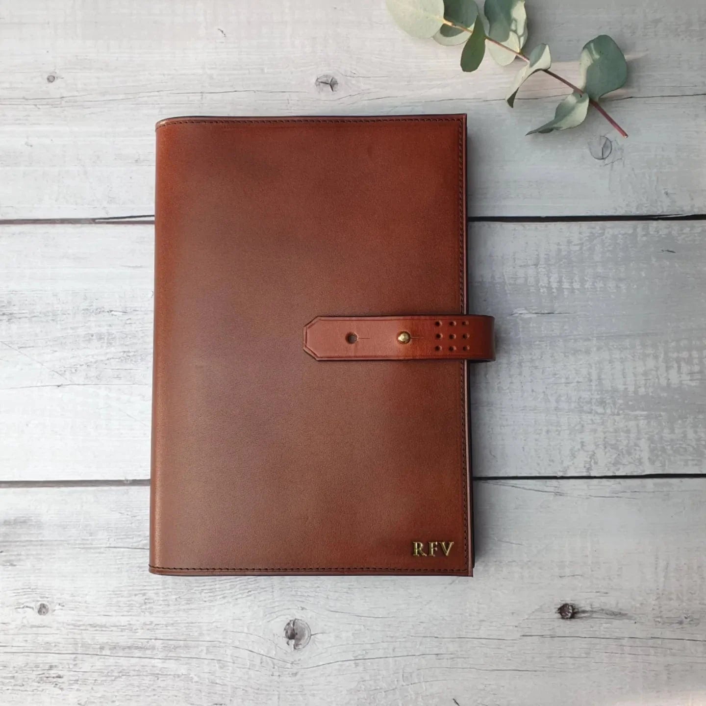 'Laurel' The Bespoke Handmade Luxury Leather Notebook Journal A5 standard