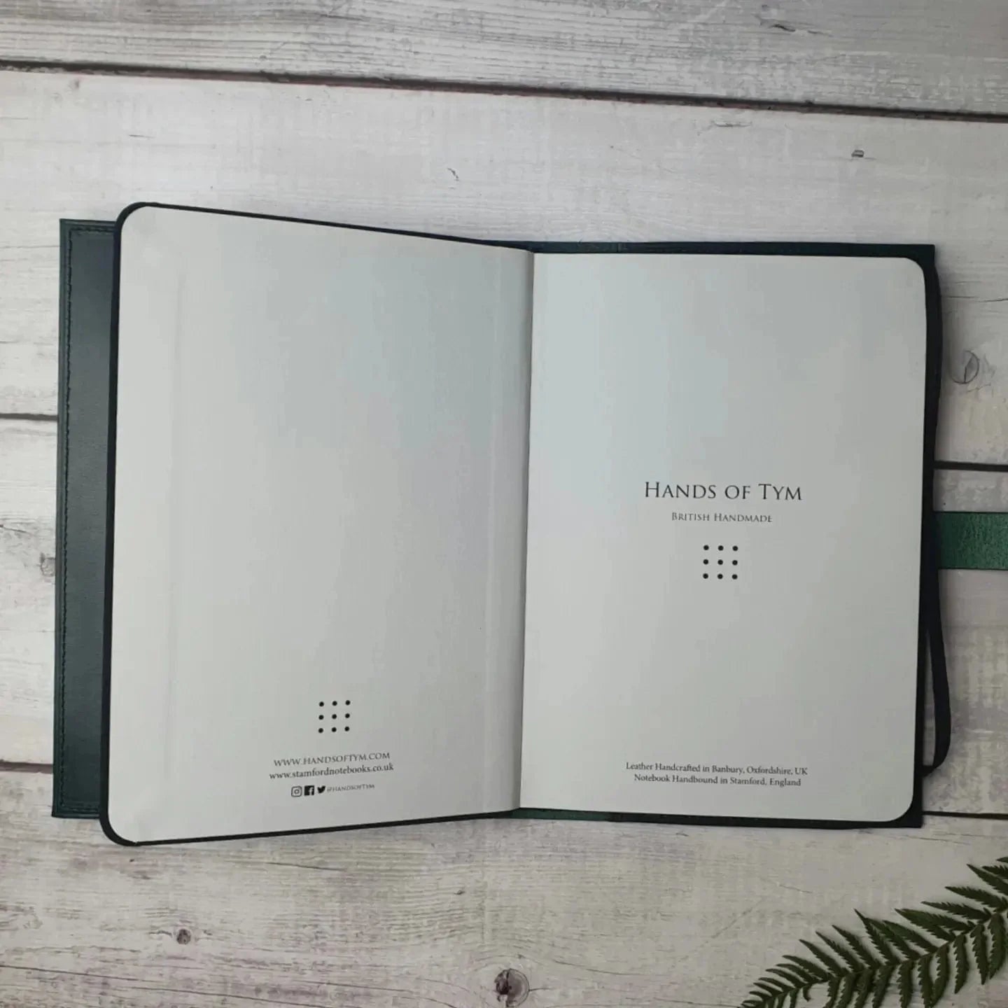 'Laurel' The Bespoke Handmade Luxury Leather Notebook Journal A5 standard