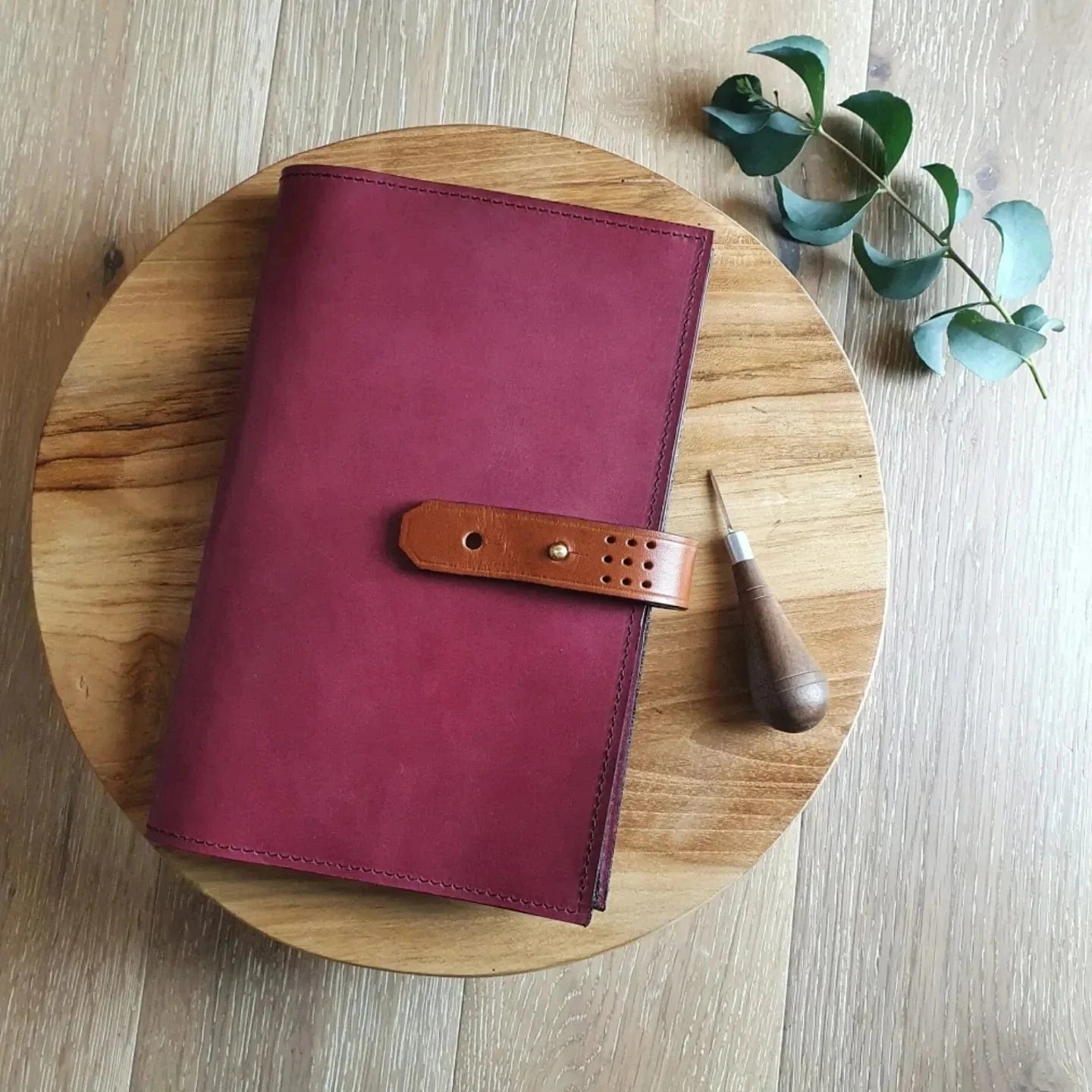 'Laurel' The Bespoke Handmade Luxury Leather Notebook Journal A5 standard