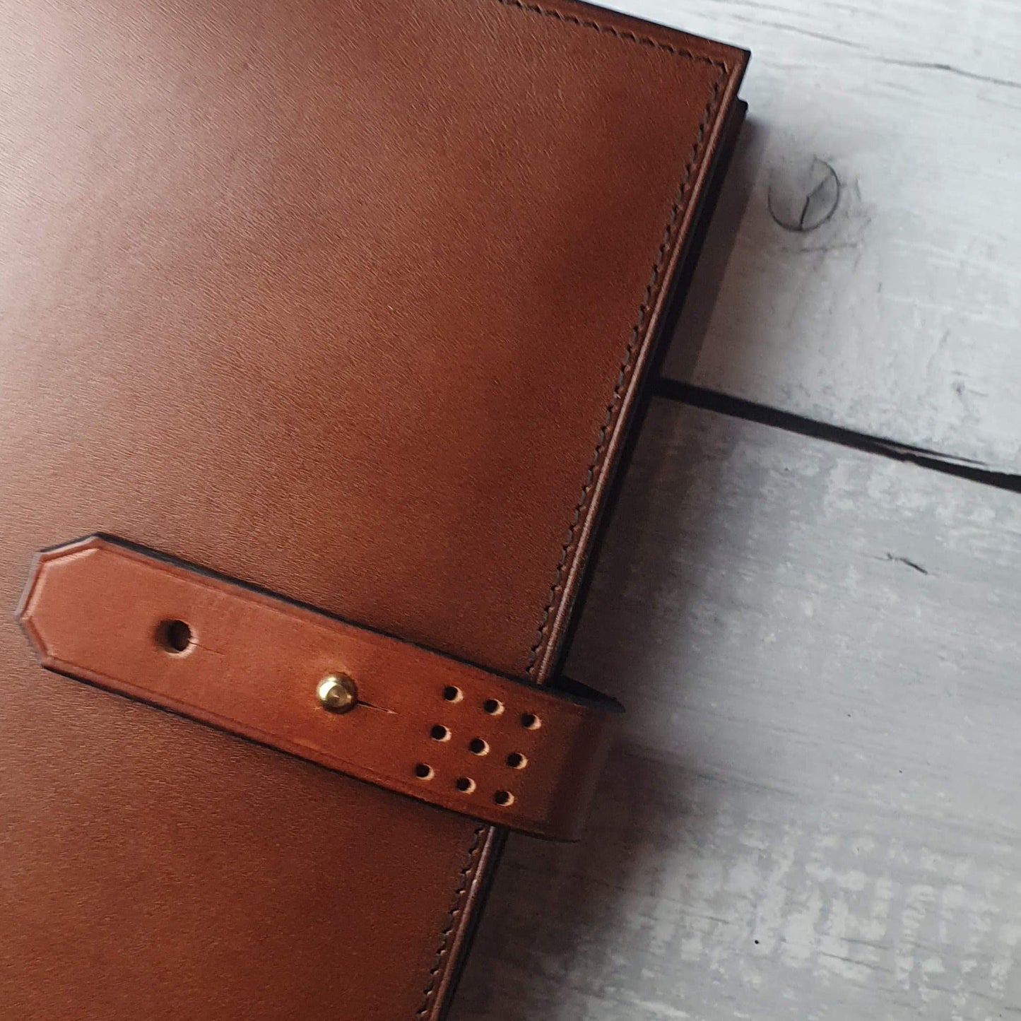 'Laurel' The Bespoke Handmade Luxury Leather Notebook / Diary A6 pocket
