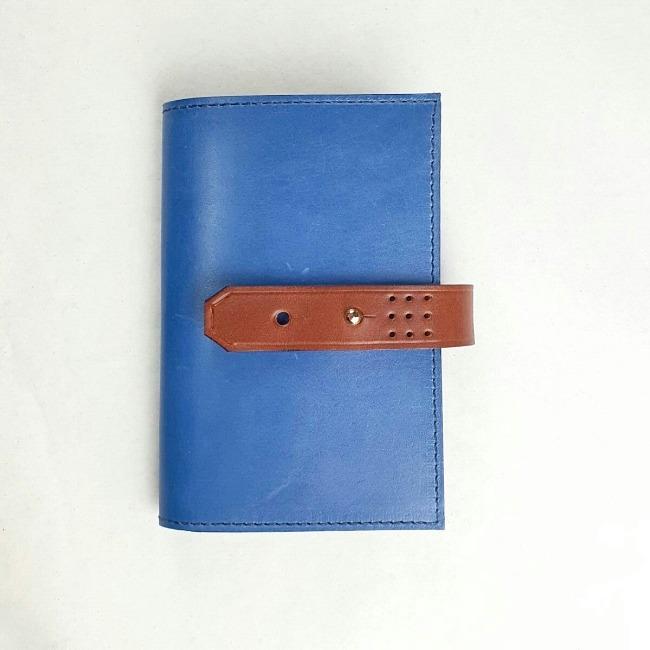 'Laurel' The Bespoke Handmade Luxury Leather Notebook / Diary A6 pocket