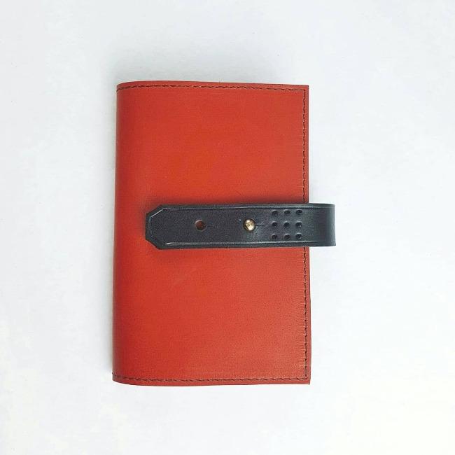 'Laurel' The Bespoke Handmade Luxury Leather Notebook / Diary A6 pocket