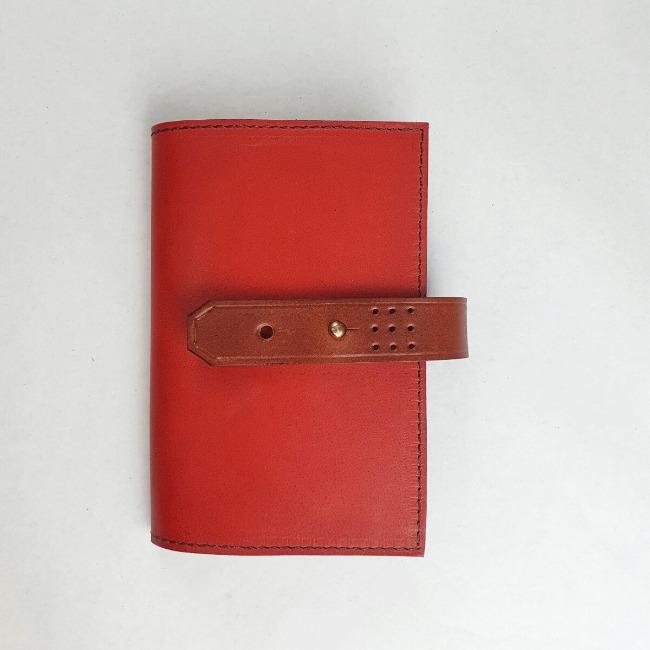 'Laurel' The Bespoke Handmade Luxury Leather Notebook / Diary A6 pocket