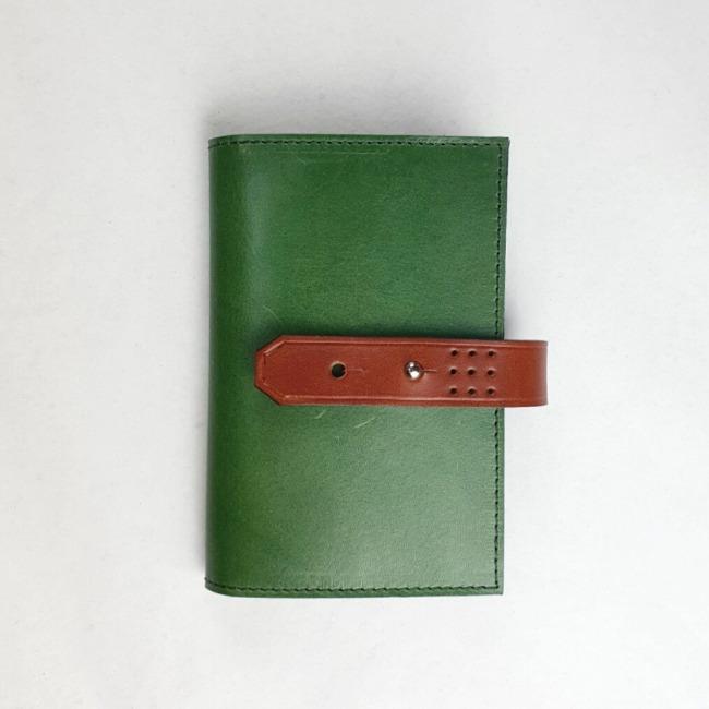 'Laurel' The Bespoke Handmade Luxury Leather Notebook / Diary A6 pocket