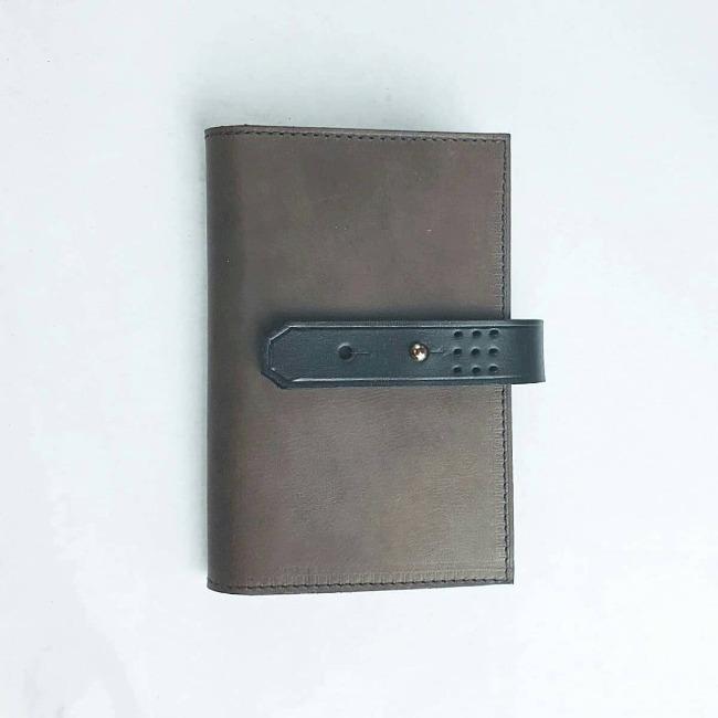 'Laurel' The Bespoke Handmade Luxury Leather Notebook / Diary A6 pocket