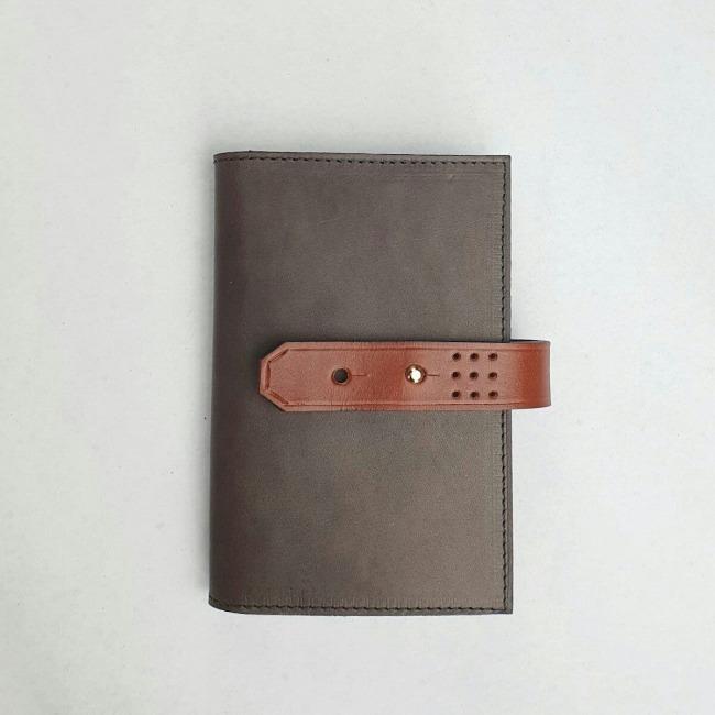 'Laurel' The Bespoke Handmade Luxury Leather Notebook / Diary A6 pocket