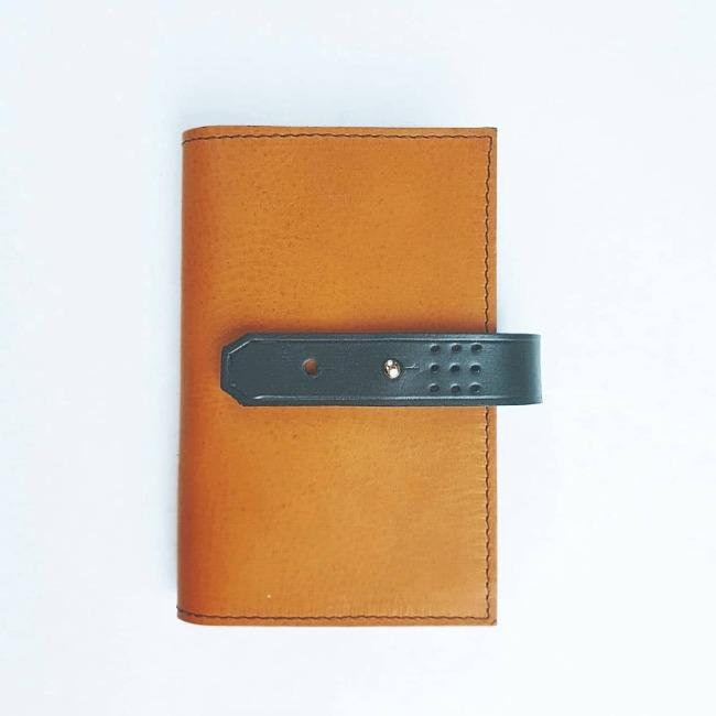 'Laurel' The Bespoke Handmade Luxury Leather Notebook / Diary A6 pocket