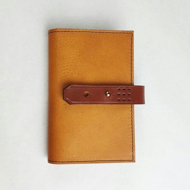 'Laurel' The Bespoke Handmade Luxury Leather Notebook / Diary A6 pocket