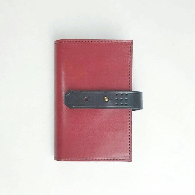 'Laurel' The Bespoke Handmade Luxury Leather Notebook / Diary A6 pocket