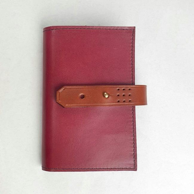 'Laurel' The Bespoke Handmade Luxury Leather Notebook / Diary A6 pocket