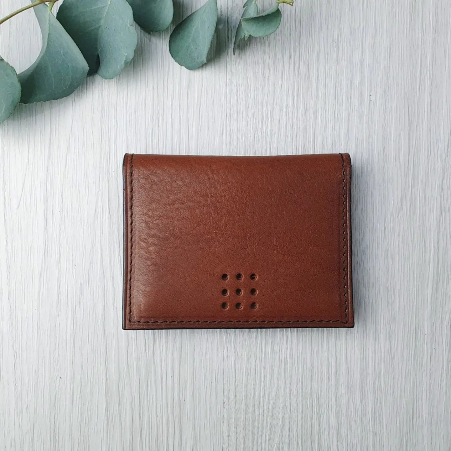 'Larch Slim' Bespoke Handmade Leather Slim Card Wallet