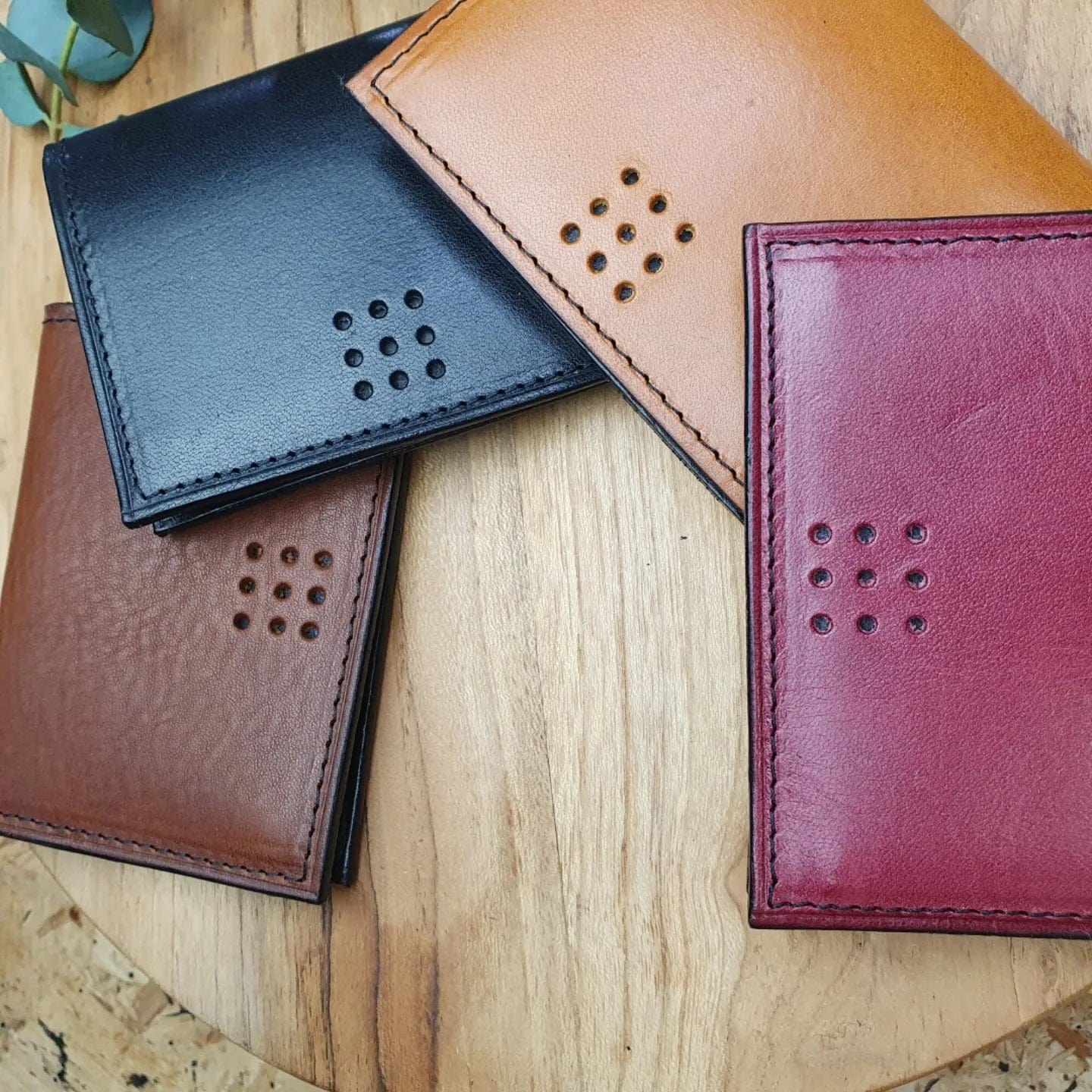 'Larch Slim' Bespoke Handmade Leather Slim Card Wallet