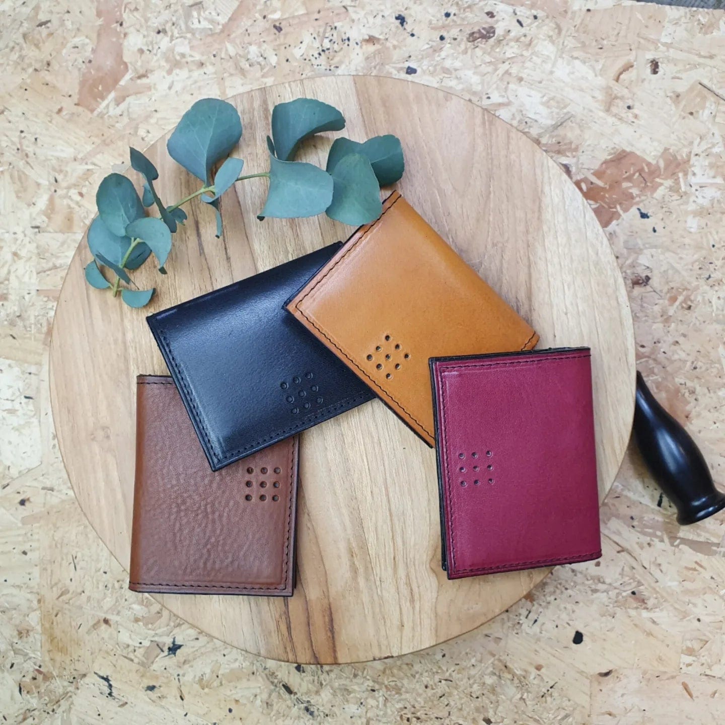 'Larch Slim' Bespoke Handmade Leather Slim Card Wallet