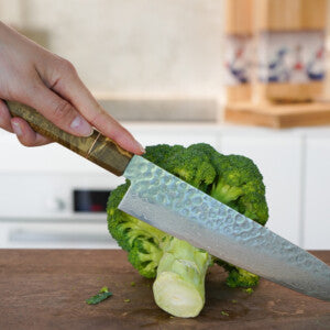 Introducing: Sakai KyubaShop Sakai Kyuba Chef's: Gyuto or SantokuShop Sakai Kyuba Veggie: NakiriShop Sakai Kyuba Pairing: PettyWhere is Sakai Kyuba fromWhat is so special about Sakai Kyuba? Japanese knives are handcrafted using the same methods that were