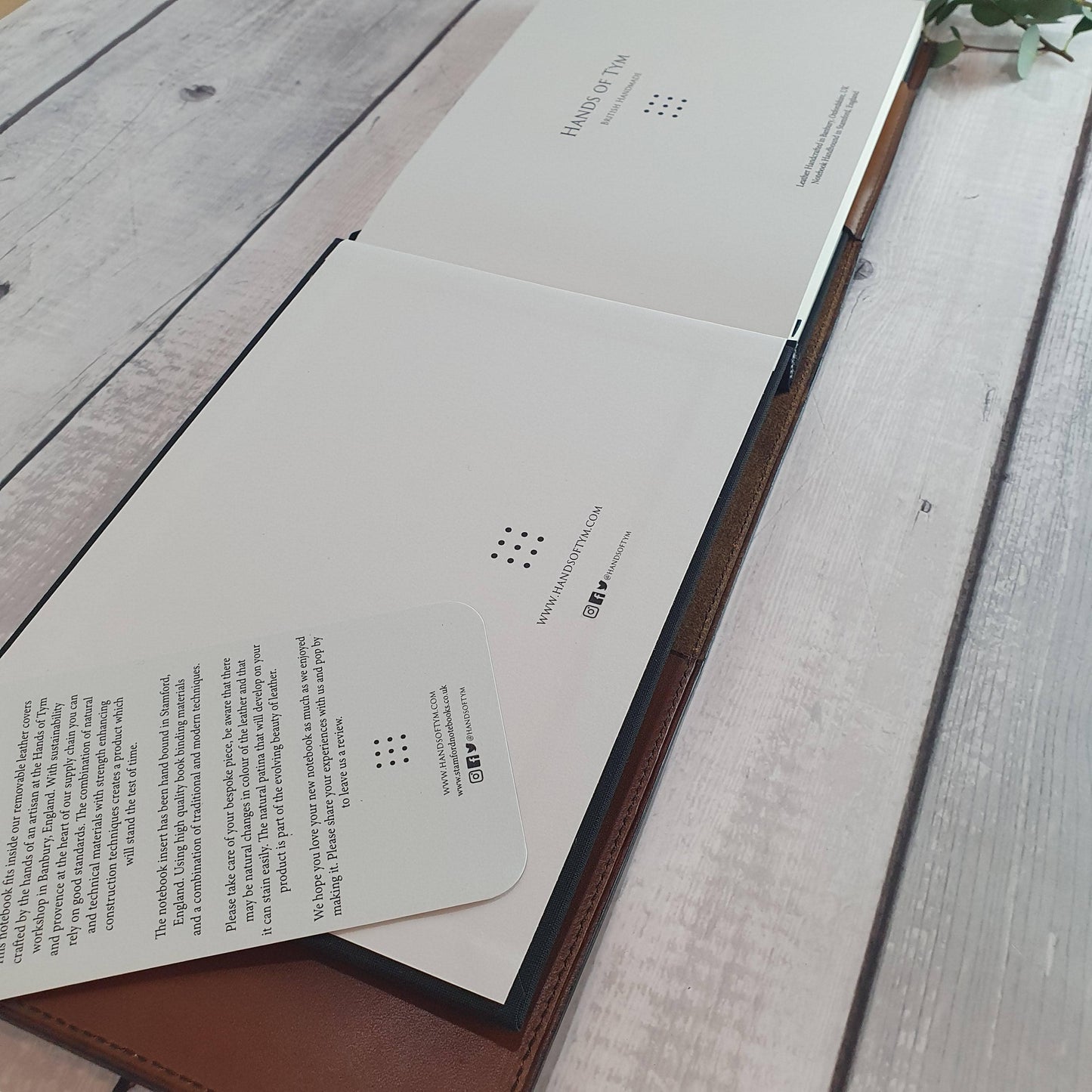 'Laurel Sketch' The Bespoke Handmade Luxury Leather Sketchbook A4 A5 Landscape