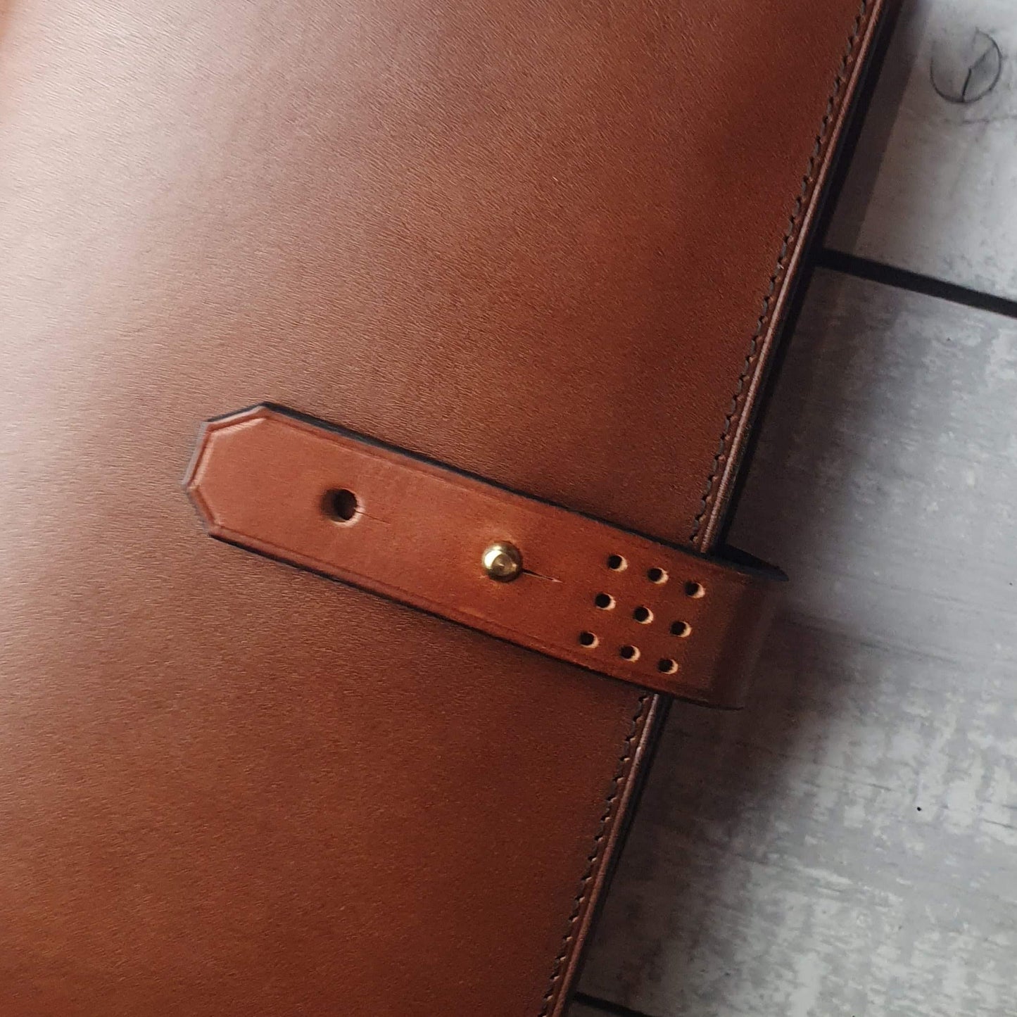 'Laurel Sketch' The Bespoke Handmade Luxury Leather Sketchbook A4 A5 Landscape