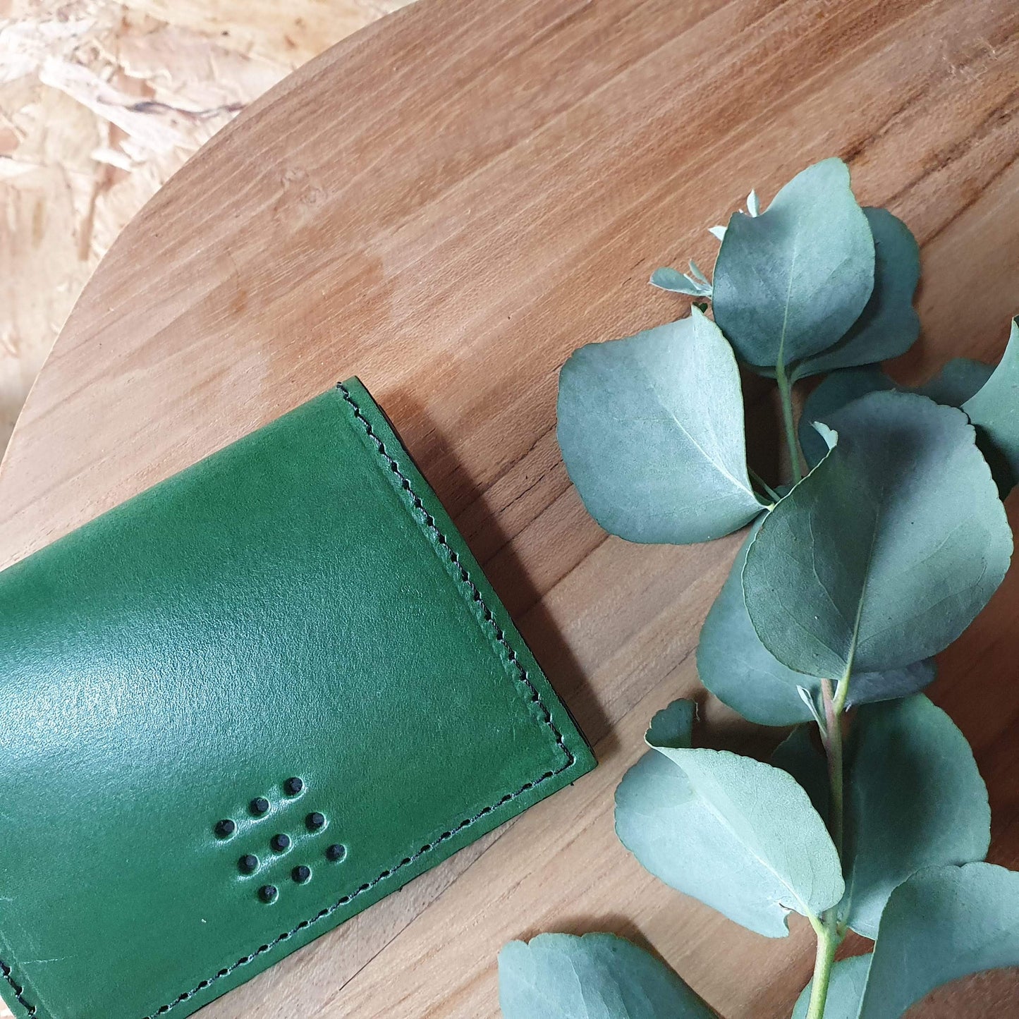 'Larch Slim' Bespoke Handmade Leather Slim Card Wallet