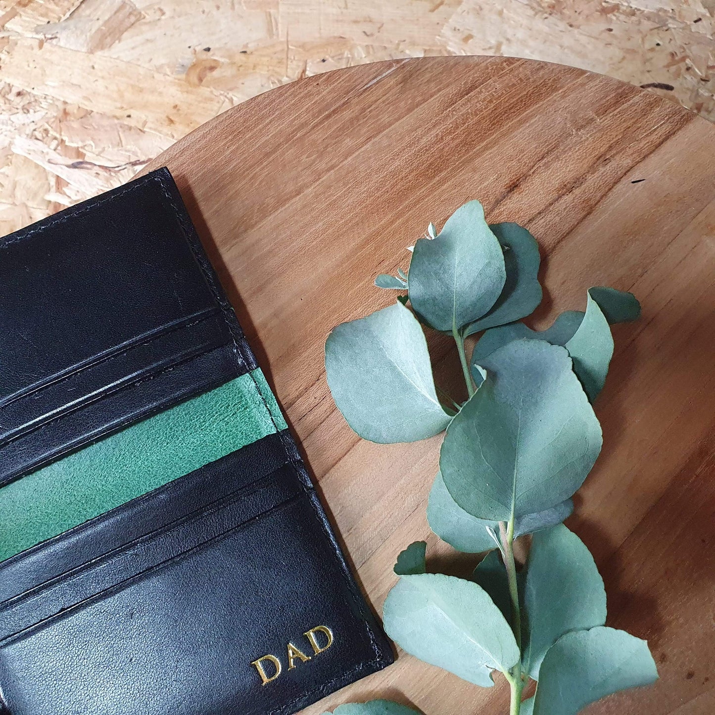 'Larch Slim' Bespoke Handmade Leather Slim Card Wallet