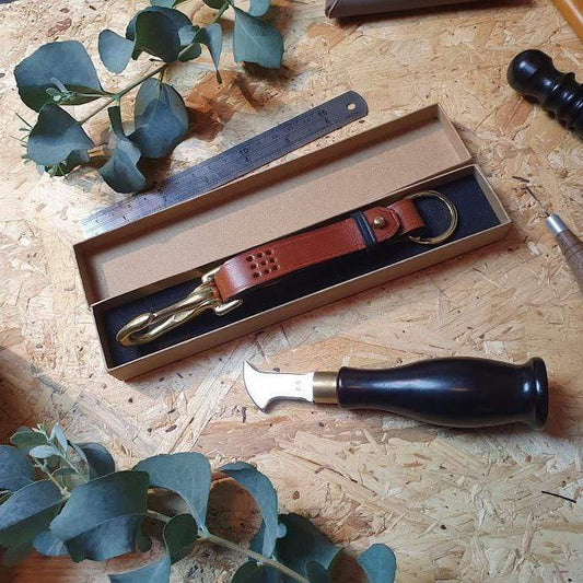 'Sycamore Fob' Handmade Leather Key Fob / Keyring