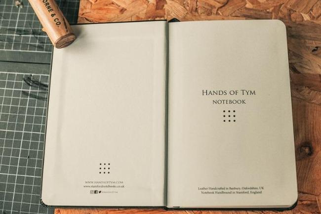 'Laurel' The Bespoke Handmade Luxury Leather Notebook / Diary A4